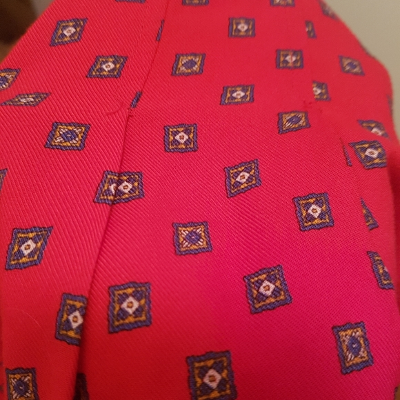 Red Pleated Skirt - Picture 4 of 4